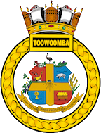 HMAS Toowoomba I badge
