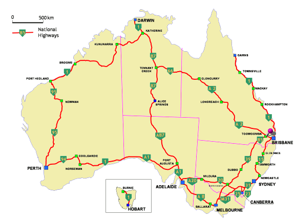 Fig. 1: How to get to Toowoomba